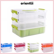 ORIENTLIIY Multi-functional Storage Box, Transparent Plastic Trumpet-Shaped Organizer , Organizing B
