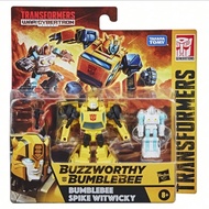 Transformers War For Cycbertron Buzzworthy Bumblebee - Bumblebee and Spike Witwicky 2-Pack
