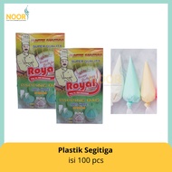 Triangular Plastic Royal HDPE Papping Bag/ - 100 sheets