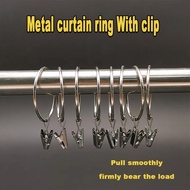 NEW 10PC Curtain Clips 32mm Metal Ring Rustproof Shower Curtain Rod Hook Home Decoration Accessories
