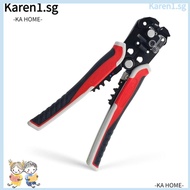 KA Crimping Tool, High Carbon Steel 8 Inches Wiring Tools, High Hardness Wire Stripper Cable