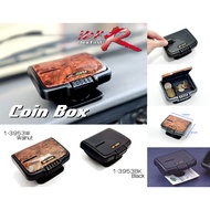 IDFR-ODE Car Premium Coin Box Storage Box Car Storage Coin
