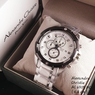 Jam Tangan Pria Alexandre Christie AC 6305 MC Original Garansi Resmi (Silver-White)