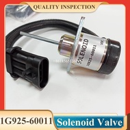 1G925-60011 1503ES-12A5UC4S 12V Excavator Flameout Solenoid Valve For S185 S205 325 328 329 Engine E