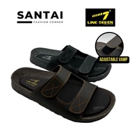 SFC LINE 7 Men Sandal Line Seven Men Slipper Anti Slip Kasut Line 7 Selipar Anti Licin Selipar Lelak
