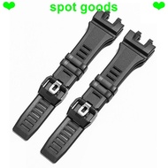 Watch Strap Adapt to Resin GBA-900 Replacement TPU Haze Blue Watch Strap GBA900SM-7A Bracelet Black 