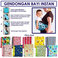 SIZE L (60-75kg) - Instant Baby Carrier NON-STREAK Modern Cukin Instant Pupsik Model