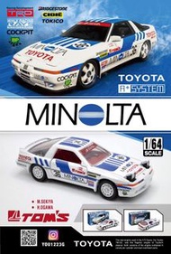 Minolta 📷🐂A+ system  9月尾Tomica
MINOLTA Tom’s Supra 
Gr.A 1990 綜合印刷噴塗