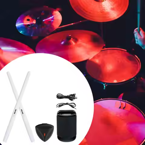 Electronic Drum Set Quiet Portable Air Drum Set for Children Beginner Kids