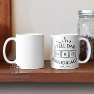 I tell dad jokes periodically funny periodic table Coffee Mug Gift For Dad Father DAY