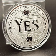 Exquisite Niche Design Lucky Decision Making Gold Coin Decision Making Coin Lucky Coin Wishing Coin 