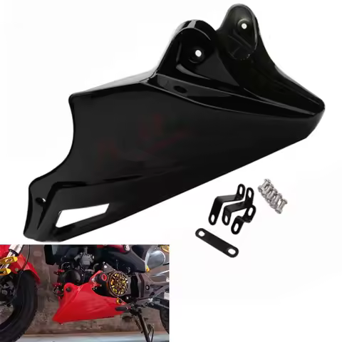 Motorcycle Engine Protector Guard Cover Under Cowl Lowered Shrouds Fairing Belly Pan For Honda Grom 