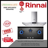 Rinnai RH-C249-SSR Chimney Hood + Rinnai RB-3CGN 3 Burner Built-in Hob *BUNDLE DEAL - FREE DELIVERY