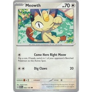 Meowth - 052/165 - Regular Card | POKEMON TCG: Scarlet and Violet - 151