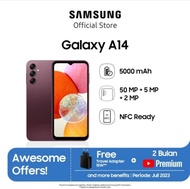 SAMSUNG A14 4G RAM 6/128 GB GARANSI RESMI 1 TAHUN ORIGINAL BISA KREDIVO / PAYLATER