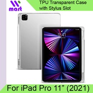 iPad Pro 11 2021 Transparent Back Cover with Pencil Holder / for iPad Pro 11 inch (2021) 3rd Gen