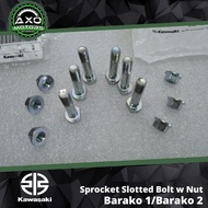 92151-1320 92015-1143 Sprocket Slotted Bolt with Nut Barako1 Barako2