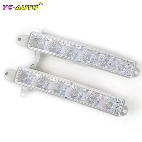 Car DRL 6LED Daytime Running Light Lamp For Citroen C1 2006-2017 Citroen C3 2015-2019 9677409380 980