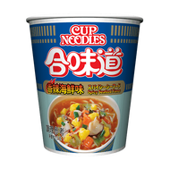 【NISSIN 日清】合味道香辣海鮮味杯麵(12入/箱)