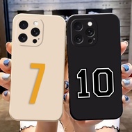 Football Jersey Number 10 7 Custom Photo Phone Case For Iphone APPLE 16E 16 15 14 13 12 MINI 11 XR 7