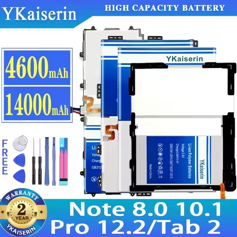 Battery For Samsung Galaxy Note 8.0 10.1 Pro 12.2 GT P5100 N5100 N5110 N5120 N8000 N8010 P7500 SM P6