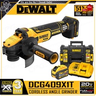 DEWALT เครื่องเจียร์ไร้สาย หินเจียร์ ไร้สาย 20V Max. (18V) ขนาด 4 นิ้ว (Flex Volt มอเตอร์ไร้ถ่าน) รุ