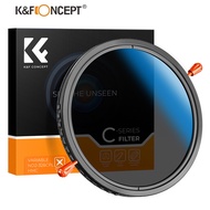 K&F Concept Nano-C Limited Variable ND2-32&CPL 2 In 1 Filter (1-5 Stops) No Black "X" Cross 37mm 43m