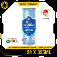 F&N Ice Mountain Sparkling Water Classic 325ML X 24 (CAN)