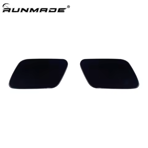 runmade Car Bumper Headlight Trim Washer Cover Cap 8E0955275E 8E0955276E for Audi A4 B7 2005 2006 20