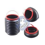 4L Black Multifunctional Magic Container Barrel Trash Bin Dustbin Foldable Storage Bucket
