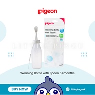 Pigeon Weaning Bottle with Spoon 6+months