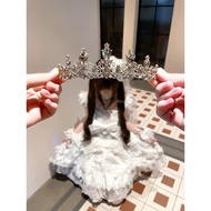 Crowned for You~Pink Crystal Princess Crown Tiara Female 18th Birthday Crown lolita Photo-taking Hea