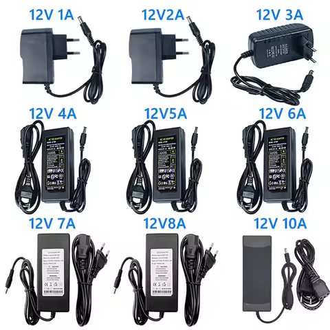 AC DC 220V to 12V Switching Power Supply Adapter AC to DC 12V 1A 2A 3A 4A 5A 6A 8A 10A Transformer L