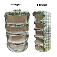 (Sarung) Cover tudung saji rak susun makanan food cover multilayer by Shafiyyah.sarban