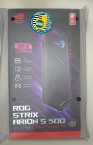全新未開盒 Asus ROG Strix Arion S500 500GB Portable SSD PS5