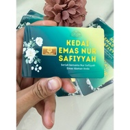 Gold Bar 1g 999.9 (24K) Original Kedai Emas Nur Safiyyah | Emas Tulen Pelaburan