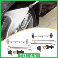 [Colaxi] Pressure Washer Undercarriage Cleaner Set Washer Attachments Under Car Cleaner for Sidewalk