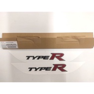 08F30-SNW-000A Honda TYPE R Sticker Civic FD2R / Civic FN2R / Civic FK8