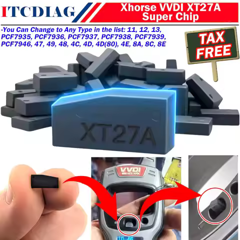 New Xhorse XT27A Super Chip XT27 XT27A Transponder Super Chip for ID46 40 43 4D 8C 8A T3 47 for VVDI