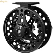 NIUYOMY Fly Reel, 85mm Diameter Aluminum Alloy Fly Fishing Reel, Durable 5/6 WT 2+1BB Bearings Fishi