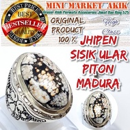 BATU CINCIN SISIK ULAR JHIPEN ASLI MADURA GARANSI NATURAL BATU ASLI