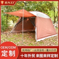 Factory Outdoor Pergola Pergola Camping Sunshade Tent 5-8 People Leisure Sunscreen Hand-Matched Cano