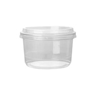 Disposable Plastic Cup Cake Sauce Cup With Lid 150ML Round Plastic Dessert Cup Mini Mousse Cake Cup 