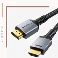 Cabletime - 8K PREMIUM HDMI 2.1 線 | 電纜鋁製外殼 | 鍍金 | 支援 8K/60HZ黑色 | 8K HDMI 線 [300CM]