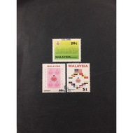 Malaysia Games (SUKMA) 1986 - Complete 3v used stamp #25