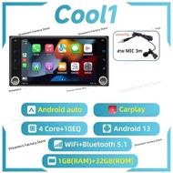 7 "หน้าจอWireless Carplay 2 Din Androidวิทยุมัลติมีเดียรถยนต์สําหรับToyota GT86 GT 86 2012-2020 Head