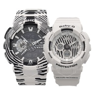 [Watchspree] Casio G-Shock &amp; Baby-G Wildlife Promising Collaboration Model Couple Watches BA120WLP-7A / GA110WLP-7A [Couple Watch Set]