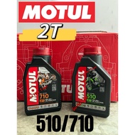 MOTUL 2T Original 510 710 Fully Synthetic and Technosynthese 1L