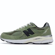 JJJJound × New Balance 990v3 retro lightweight low-top casual running shoes same grass green America