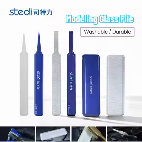 Stedi 2.0 Upgraded Glass File Washable / Durable Model Polishing Tools Nub Marks Remove Grinding / S